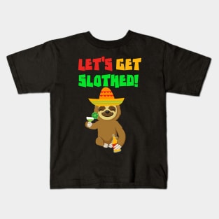 Lets Get Slothed Kids T-Shirt